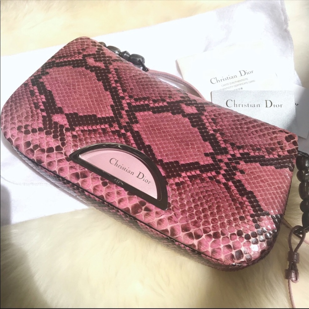 Authentic Dior vintage saddle bag
